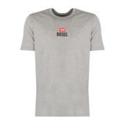 T-Shirts Diesel , Gray , Heren