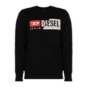 Sweatshirts Diesel , Black , Heren