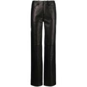 Leather Trousers Alexander Wang , Black , Dames