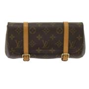 Pre-owned Canvas crossbody-bags Louis Vuitton Vintage , Brown , Dames