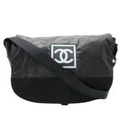 Pre-owned Canvas chanel-bags Chanel Vintage , Black , Unisex