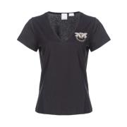 Casual T-shirt Pinko , Black , Dames