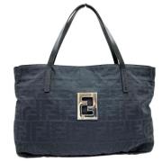 Pre-owned Fabric totes Fendi Vintage , Blue , Dames