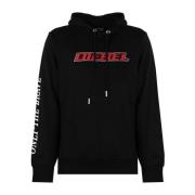 Sweatshirts Diesel , Black , Heren