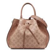 Pre-owned Leather handbags Louis Vuitton Vintage , Pink , Dames