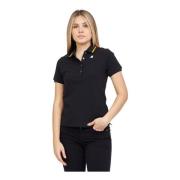 Zwart Poloshirt - Jeannine Collectie K-Way , Black , Dames