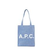 Tote Bags A.p.c. , Blue , Heren