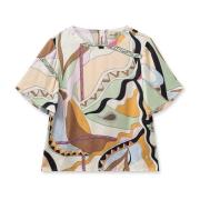 Kleurrijke korte mouwen blouse MOS Mosh , Multicolor , Dames