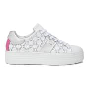 Witte Sneakers E409951D Stijlvol Ontwerp Nerogiardini , Multicolor , D...