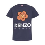 Bedrukt T-shirt Kenzo , Blue , Dames