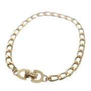 Pre-owned Metal bracelets Dior Vintage , Yellow , Dames