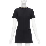 Pre-owned Wool dresses Yves Saint Laurent Vintage , Black , Dames