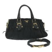 Pre-owned Fabric handbags Prada Vintage , Black , Dames