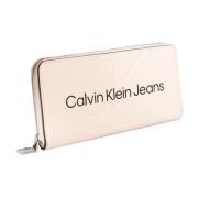 Wallets Cardholders Calvin Klein , Beige , Dames