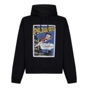 Hoodies Dsquared2 , Black , Heren