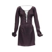 Pre-owned Fabric dresses Gucci Vintage , Purple , Dames