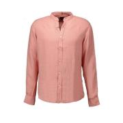 Stijlvol Roze Linnen Race Overhemd Boss Orange , Pink , Heren