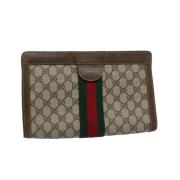 Pre-owned Canvas gucci-bags Gucci Vintage , Beige , Dames