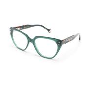 Groene Optische Frame met Originele Accessoires Carolina Herrera , Mul...