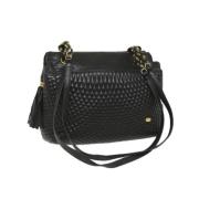 Pre-owned Leather shoulder-bags Bally Pre-owned , Black , Dames