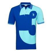 Sportieve Herenmode Polo Shirt U.s. Polo Assn. , Blue , Heren
