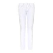 Witte Stretch Jeans Model 710751054 Polo Ralph Lauren , White , Dames
