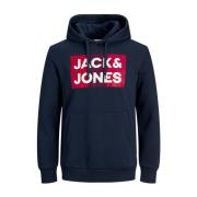 Hooded sweatshirt Jack Jones Corp Logo Jack & Jones , Blue , Heren