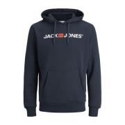 Vintage Logo Hoodie Sweatshirt Jack & Jones , Blue , Heren