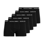 Comfort Stretch Boxershorts 5 Pack Jack & Jones , Black , Heren