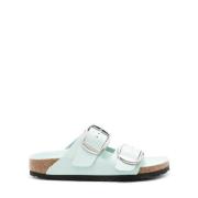 Sliders Birkenstock , Green , Dames