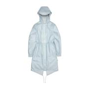 String w parka's lichtblauw Rains , Blue , Dames