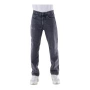 Straight Jeans Amish , Gray , Heren