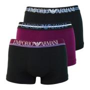 Sportieve Heren Boxershorts 3-Pack Emporio Armani , Multicolor , Heren