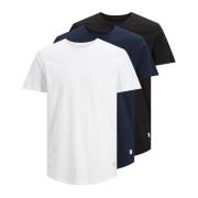 Klassiek Crew Neck T-Shirt 3 Pack Jack & Jones , Multicolor , Heren