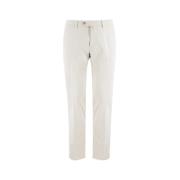 Slim-fit Trousers Borrelli , White , Heren