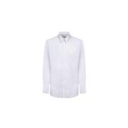 Klassieke Stretch Slim Fit Overhemd Guess , White , Heren