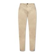 Katoenen broek Stone Island , Beige , Heren