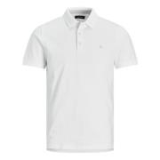 Heren Polo Shirt Slim Fit Korte Mouw Jack & Jones , White , Heren