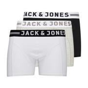 Mannen Trunk Ondergoed Pak Solide Jack & Jones , Multicolor , Heren