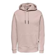 Klassieke Hoodie Sweatshirt Only & Sons , Pink , Heren