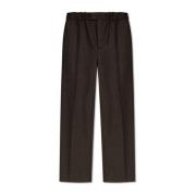 Plooi-front broek Bottega Veneta , Brown , Dames