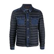 Crespi-104S Blauwe Jassen Moorer , Blue , Heren