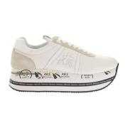 Witte Beth Suède Sneakers Premiata , White , Dames