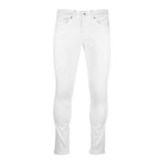 George Skinny Fit Lage Taille Jeans Dondup , White , Heren