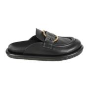 Mules Moncler , Black , Dames