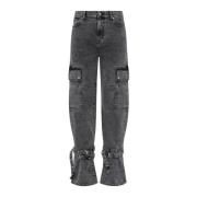 Grijze Gewassen Chiara Biasi Jeans 7 For All Mankind , Gray , Dames