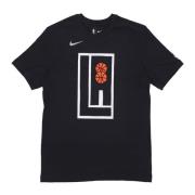 T-Shirts Nike , Black , Heren