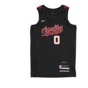 Damian Lillard NBA City Edition Shirt Nike , Black , Heren