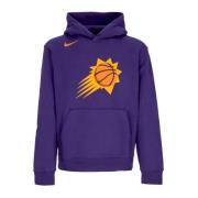Orchid NBA Club Hoodie Streetwear Nike , Purple , Heren