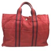 Pre-owned Canvas totes Hermès Vintage , Multicolor , Dames